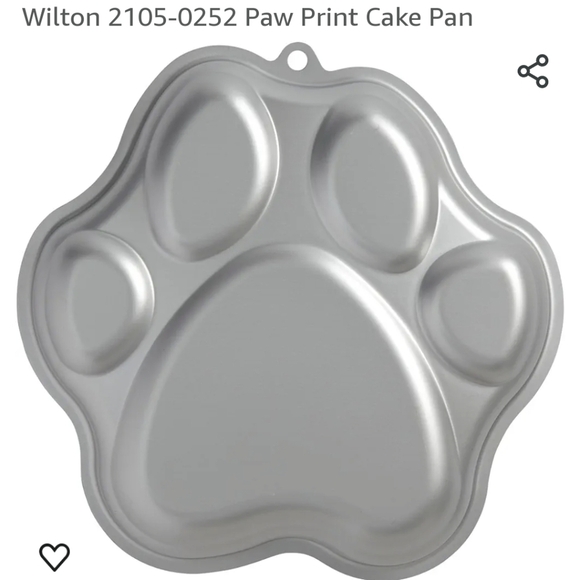 Wilton Paw Print Cake Pan New! - Picture 5 of 10